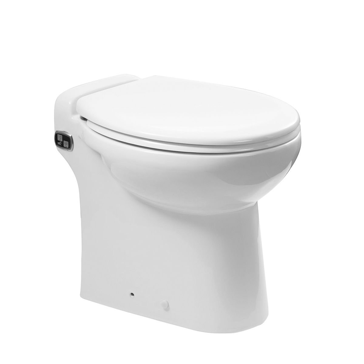 One piece grind toilet WC53 build a half bathroom
