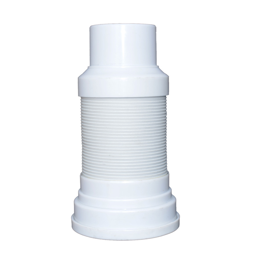 Flexible extension pipe