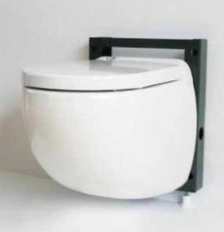 One piece macerating toilet WC-WALL